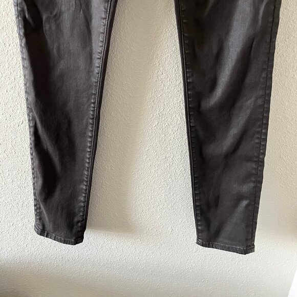 AG Adriano Goldschmied The Legging Brown Leatherette Ankle Skinny Jeans 27 - Picture 3 of 12